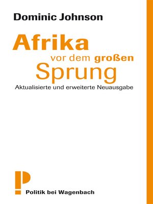 cover image of Afrika vor dem großen Sprung